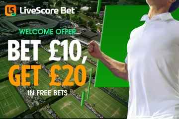 Wimbledon – KOSTENLOSE WETTEN: Erhalten Sie einen Bonus von 20 £, wenn Sie mit LiveScore 10 £ auf Tennis setzen
