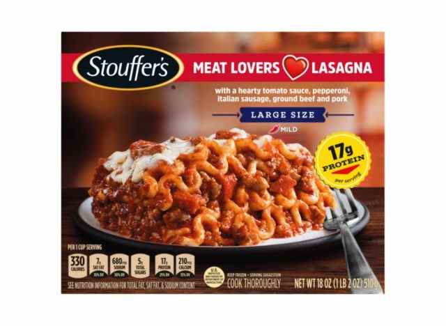 Stouffers Meat Lovers Lasagne