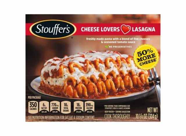 Stouffers Cheese Lovers Lasagne