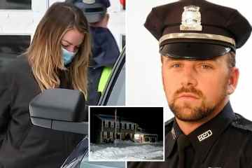 Das Rätsel um einen Polizisten, der im Sturm sterben musste, wurde „gelöst“, da Polizisten seine Freundin anklagen