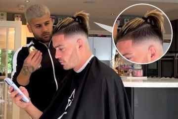 City-Star Grealish zeigt nach der Rückkehr aus dem Urlaub einen neuen Top-Knoten-Haarschnitt