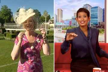Naga Munchetty von BBC Breakfast nimmt einen Seitenhieb auf Carol Kirkwoods Outfit