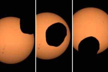Atemberaubendes Video einer Sonnenfinsternis auf dem MARS, aufgenommen von einem Nasa-Rover