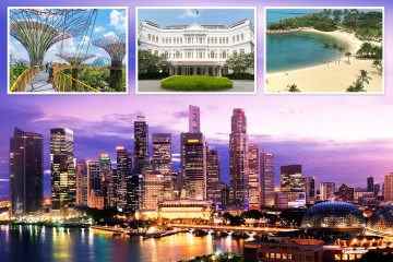 Das spektakuläre Singapur bietet Sport, Einkaufsmöglichkeiten, Bars und Strände