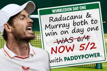 Wimbledon-Wetten-Boost – Paddy Power: Bringen Sie Raducanu & Murray dazu, bei 5/2 zu gewinnen