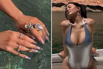 Kylie Jenner präsentiert 2,5.000-Dollar-Silberringe auf einem Luxus-Urlaub in Utah 