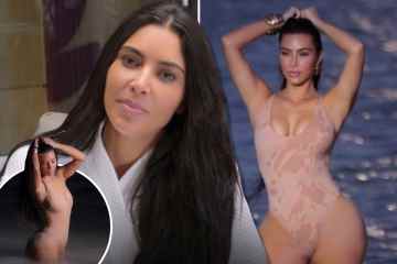 Kim stellt in einem unbearbeiteten Video einen ECHTEN Bikini-Körper zur Schau