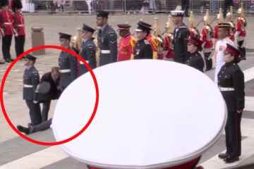 5 Soldaten brechen vor St. Paul's zusammen – da alle Royal-Fans gleich reagieren