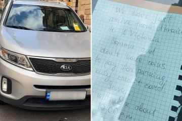 Verkehrspolizist schlägt Auto mit 50 £ Parkstrafe trotz herzlicher handschriftlicher Notiz