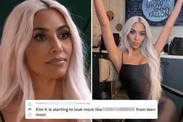 Kardashian-Fans denken, dass Kim sich auf „unheimlichen“ Fotos in den Teen Mom-Star verwandelt