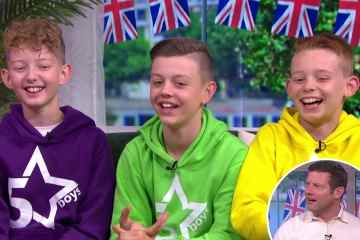 Die 5-Sterne-Jungs von Britain's Got Talent schockieren die Legende von This Morning mit einer sehr frechen Bemerkung