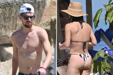 Chelsea-Star Jorginho macht es sich im Urlaub mit seiner Freundin Catherine Harding gemütlich