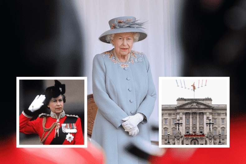Queen Elizabeth Trooping the Color 2022
