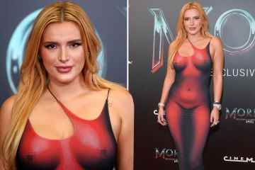 Bella Thorne zeigt Kurven in einem Kleid, das bei der Morbius-Premiere einen „NACKTEN“ Körper zeigt
