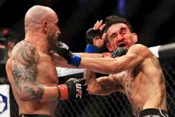 UFC 276: Volkanovski verlässt Holloway mit einem schrecklichen Schnitt und blutet in der Trilogie