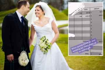 „Tacky“-Braut schickt Gästen nach der Hochzeit eine Rechnung über 220 Pfund – aber die Leute sagen, SIE hat recht