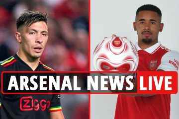 Arsenal KÜNDIGT Jesus, Gunners „Kopf an Kopf“ mit Man Utd für Martinez an