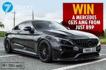 Gewinnen Sie einen Mercedes C63s AMG oder eine Alternative in Höhe von 37.000 £ in bar für nur 89 Pence