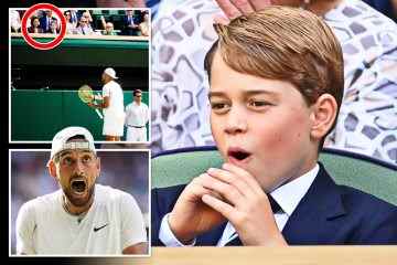 George ging schockiert, nachdem Kyrgios während des Wimbledon-Finales eine F-Bombe abgeworfen hatte