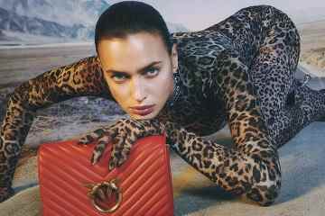 Irina Shayk zeigt ihre wilde Seite in einem sexy Leoparden-Print-Outfit