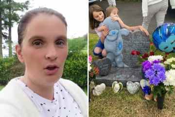 Die 22-jährige Mutter Sue Radford zollt dem totgeborenen Sohn Alfie emotional Tribut