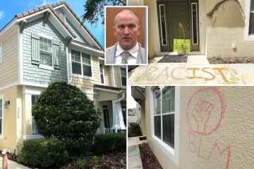 Das Haus von Derek Chauvin steht für 475.000 Dollar zum Verkauf, nachdem es mit Graffiti besprüht wurde