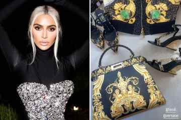 Kim zeigt eine 3,5.000-Dollar-Geldbörse und eine 4,5.000-Dollar-Jacke, nachdem sie „ihren Reichtum zur Schau gestellt“ hat  