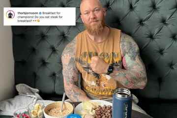 Thor nimmt sein „Frühstück für Champions“ zu sich, nachdem er Fury gerufen hat