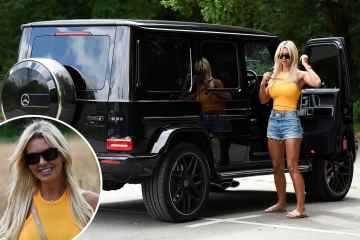 Christine McGuinness zeigt einen 134.000-Pfund-Mercedes, während sie das Ehedrama abwischt