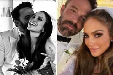 JLo teilt erste Fotos und Videos von der Hochzeit in Las Vegas mit Ben Affleck