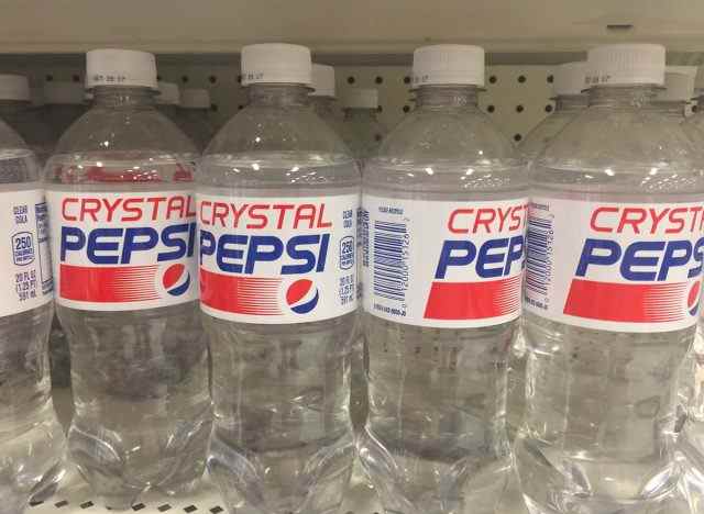 Pepsi-Flaschen aus Kristall