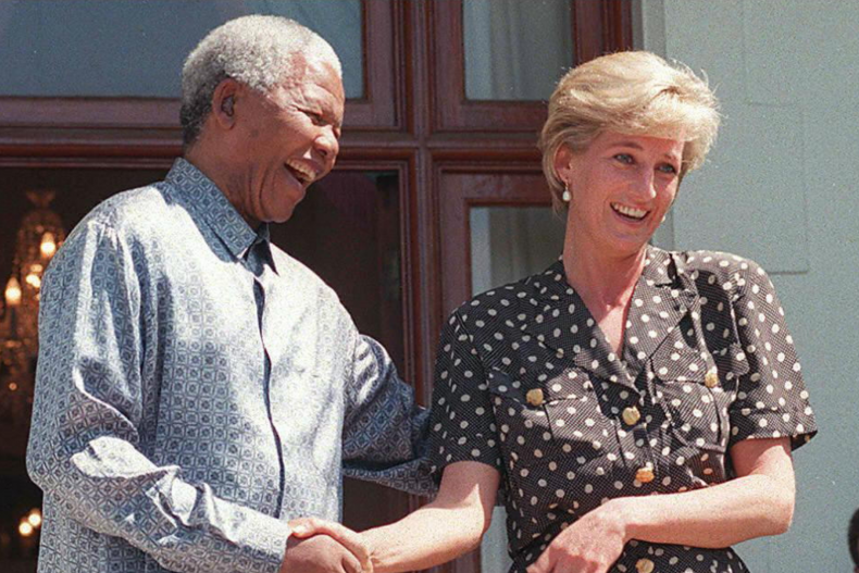 Prinzessin Diana und Nelson Mandela, 1997