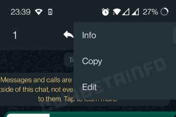 Ich habe eine SECRET WhatsApp-Änderung entdeckt, mit der Sie gesendete Texte bearbeiten können