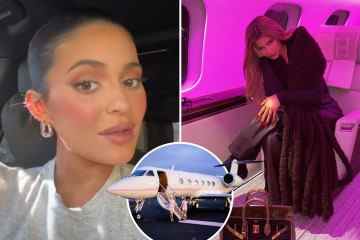 Kardashian-Fans schlagen Kylie Jenner, nachdem der Star einen 17-minütigen Privatjet-Flug absolviert hat