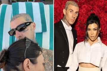 Kardashian-Fans entdecken auf Kourtneys Bild mit Ehemann Travis „eklige“ Details