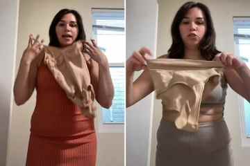 Ich habe Kim Kardashians Skims ausprobiert, um meinen Bauch zu verbergen, aber es hatte den gegenteiligen Effekt