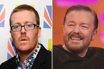 Frankie Boyle entfacht eine Fehde mit Ricky Gervais über „faule“ Transgender-Gags