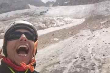 Der 27-jährige Bergsteiger machte ein grinsendes Selfie für die Familie, bevor er unheimlich still wurde