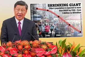 China steuert auf eine Katastrophe zu, da die Bevölkerung bis 2100 um EINE MILLIARDE sinken wird