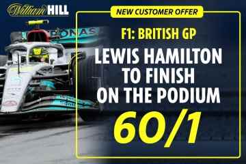 F1 – Großer Preis von Großbritannien: Bringen Sie Lewis Hamilton mit 60/1 auf das Podium