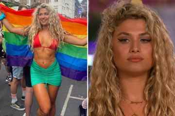 Antigoni von Love Island lässt auf der Pride-Party in London brutales Dumping hinter sich