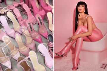 Kylie Jenner zeigt ihre 15.000-Dollar-Kollektion mit pinkfarbenen Absätzen in ihrem 1-Millionen-Dollar-Schrank