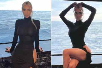 Kim posiert ohne Unterwäsche oder BH in einem durchsichtigen Kleid für neue NSFW-Fotos