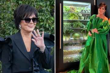 Kardashian-Fans sind sich auf neuen Fotos über Kris Jenners komplett grünen Kühlschrank uneins