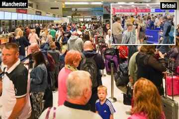 Urlauber stehen vor riesigen Warteschlangen am Flughafen, da BA-Piloten mit Streiks drohen