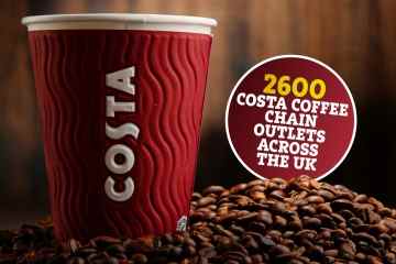 Riesige Preiserhöhungen bei Costa Coffee lassen die Preise auf 6,15 £ pro Tasse steigen