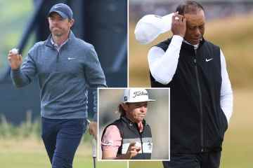 The Open: Rory McIlroys Gruß löst Tiger Woods' Tränen am 18