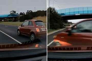 Schrecklicher Moment Autofahrer kollidieren auf der Autobahn – aber wer hat Recht?