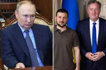 Das Erschreckendste an Putin ist, dass er bei Verstand ist, sagt Zelensky zu Piers Morgan