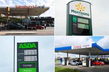 Vollständige Liste von Supermärkten, die die Benzinpreise senken, einschließlich Sainsbury's und Tesco